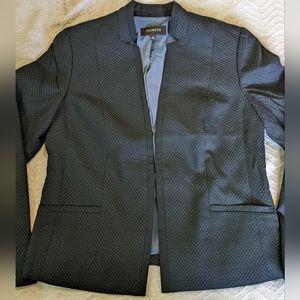 Talbot navy polka dot blazer